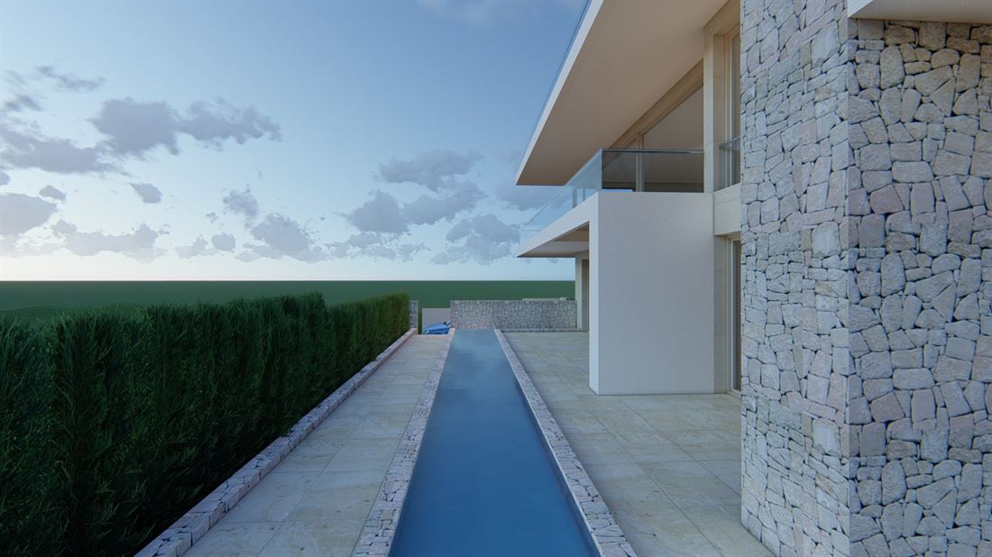 Bellissima casa moderna di 250 m2 con vista sul mare a Ses Torres