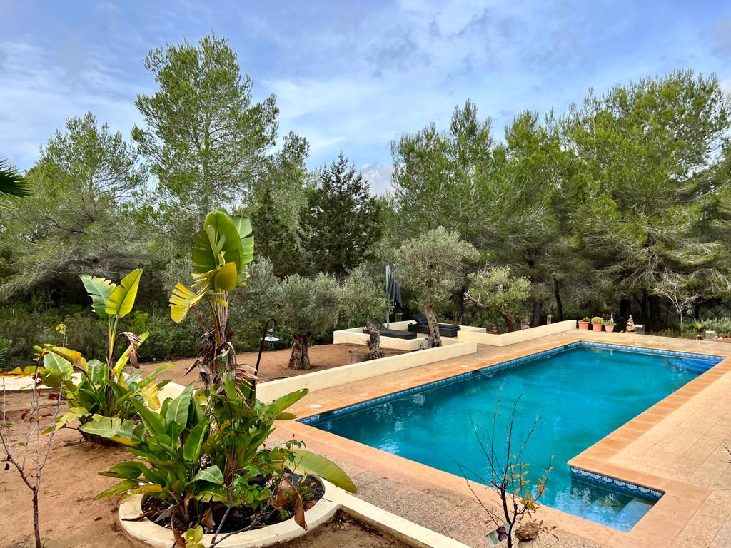 Villa moderna con vista sul verde in un ambiente idilliaco di assoluta privacy vicino a Ibiza
