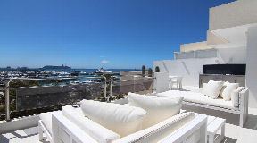 Squisito attico di lusso con 2 camere da letto nella città di Ibiza con servizi spettacolari